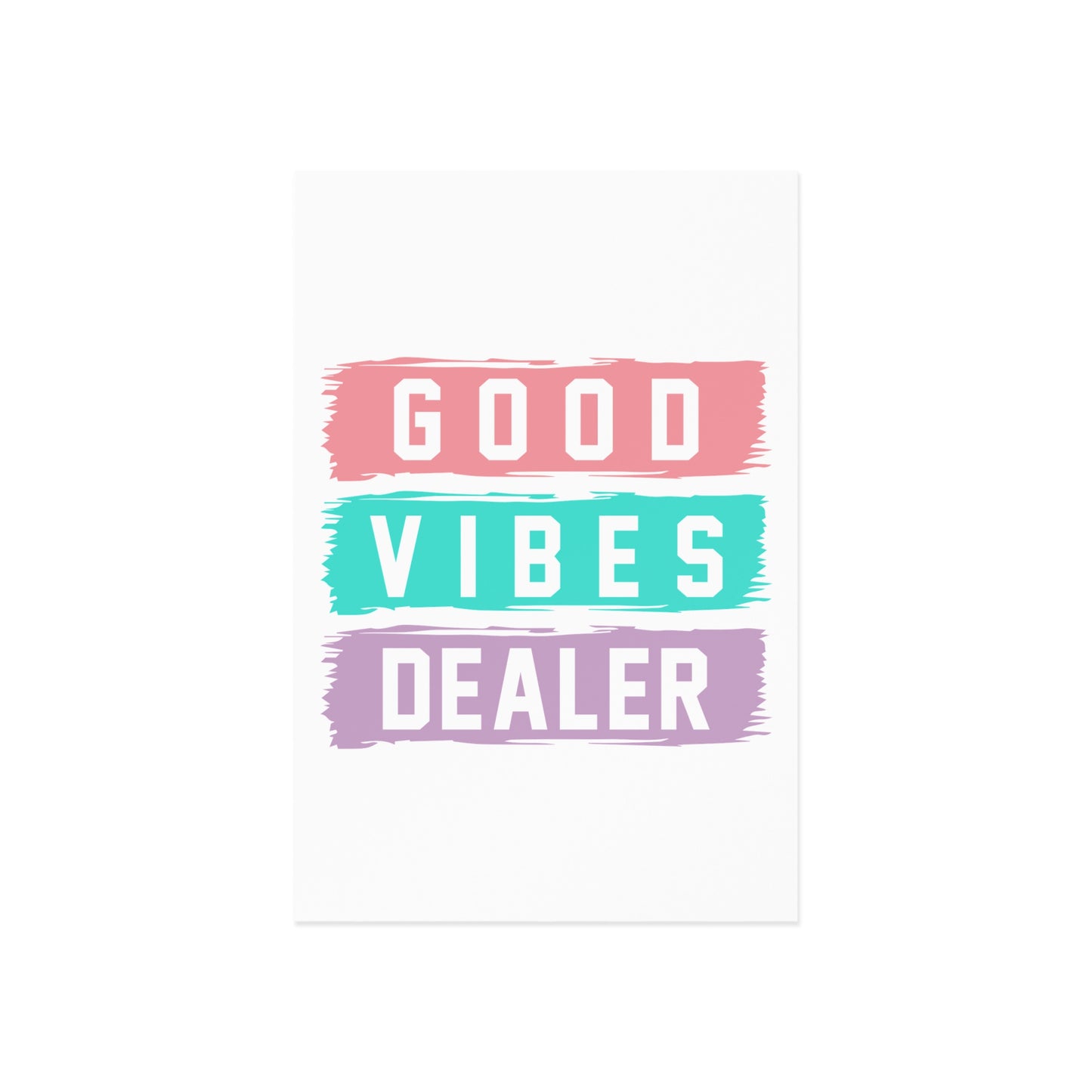 Postkarte Good Vibes Dealer