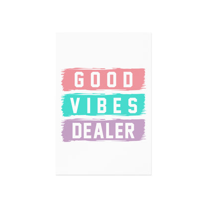 Postkarte Good Vibes Dealer