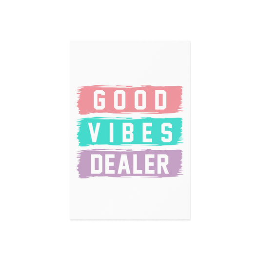 Postkarte Good Vibes Dealer